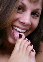 Naughty coed Charlie teases with her feet and trimmed pussy, Charlie (cha057) ATK Archives: Charlie (Naughty coed Charlie teases with her feet and trimmed pussy)