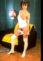 Emese in upskirts and panties, Emese (eme002) ATK Archives: Emese (Emese in upskirts and panties)