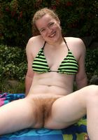 Sexy red head lady shows off body in bikini, Gemma (gem010) ATK Natural & Hairy: Gemma (Sexy red head lady shows off body in bikini)