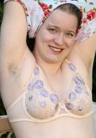 Hairy brunette shows off her curves outdoors, Gemma (gem010) ATK Natural & Hairy: Gemma (Hairy brunette shows off her curves outdoors)
