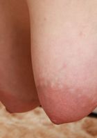 Jackie Hoff looks stunning in blue lingerie from ATK Natural & Hairy Jackie Hoff from ATK Natural & Hairy