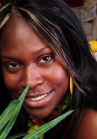 Black model Kiana gets a lei, Kiana Love (kia003) ATK Exotics: Kiana Love (Black model Kiana gets a lei)