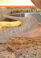 Liv playing footsies in the kitchen., Liv Revamped (liv005) ATK Exotics: Liv Revamped (Liv playing footsies in the kitchen.)