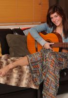 Rissa gets naked and plays with her feet and guitar, Rissa (ris003) ATK Galleria: Rissa (Rissa gets naked and plays with her feet and guitar)