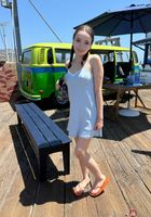 Selina Imai Malibu Pier Part 1 and 2 BTS, Selina Imai (sel018) ATK Galleria: Selina Imai (Selina Imai Malibu Pier Part 1 and 2 BTS)